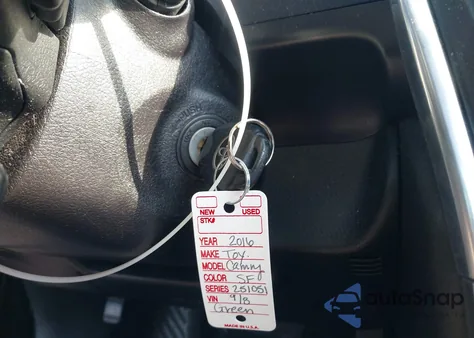 2016 Toyota Camry Se из США, поврежденный, VIN 4T1BF1FK2GU150664